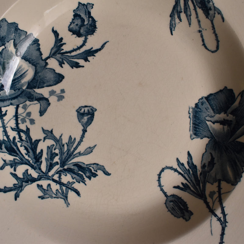 Antique Deep Dish U&C Sarreguemines Feria B