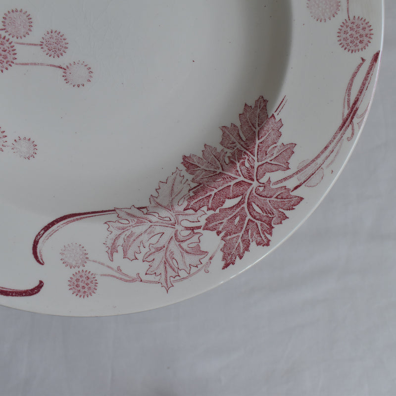 Antique Deep Dish K&G Luneville Platane C