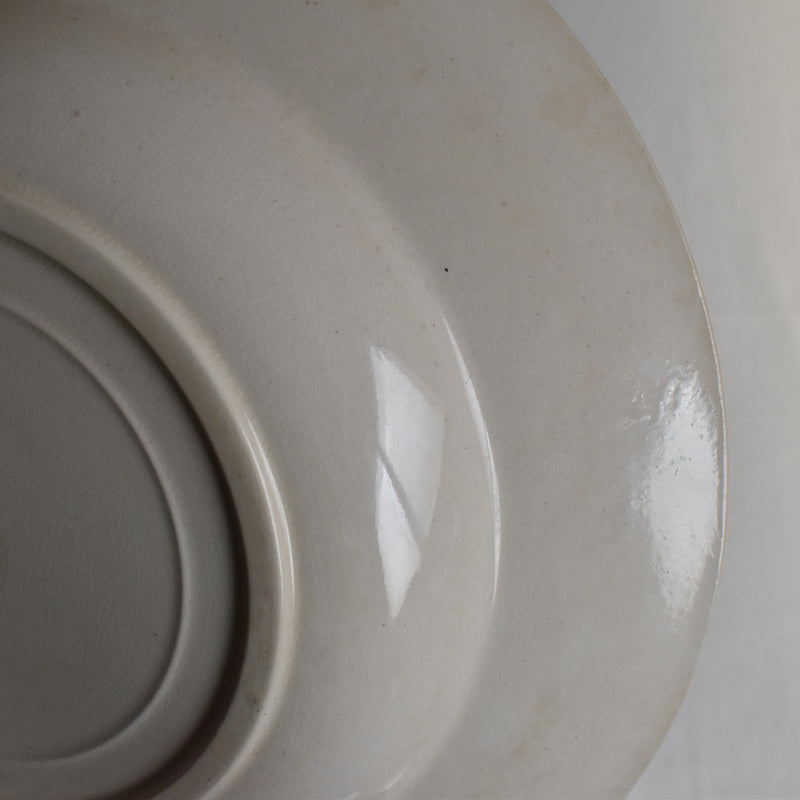 Antique Deep Plate U&C Sarreguemines Thérèse