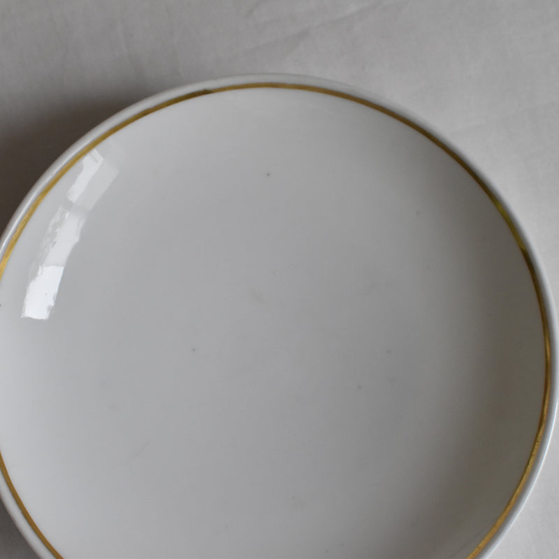 Vintage Large Chocolate Cup & Saucer, Porcelain