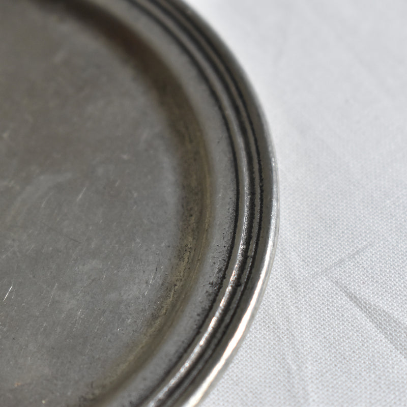 Vintage Pewter Bottle Tray
