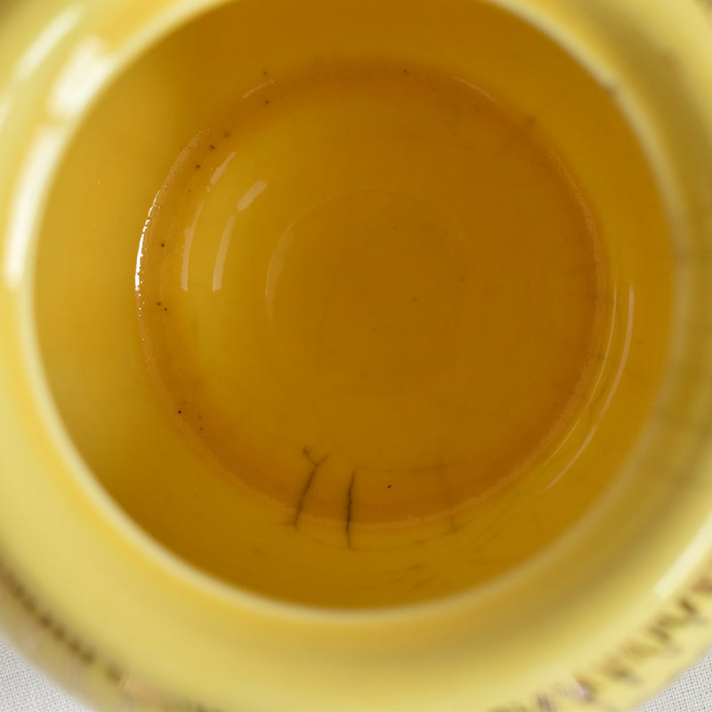 ア.ドラサンヴァル　A.Dressinval  シュガーポット　イェロー