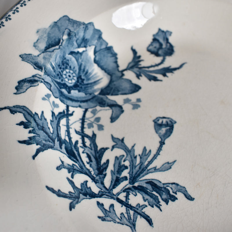 Antique Deep Dish U&C Sarreguemines Feria B