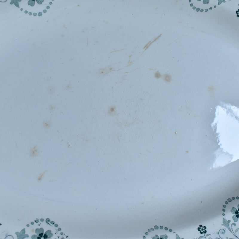 Antique Oval Platter, Saint Amand & Hamage, Marceau