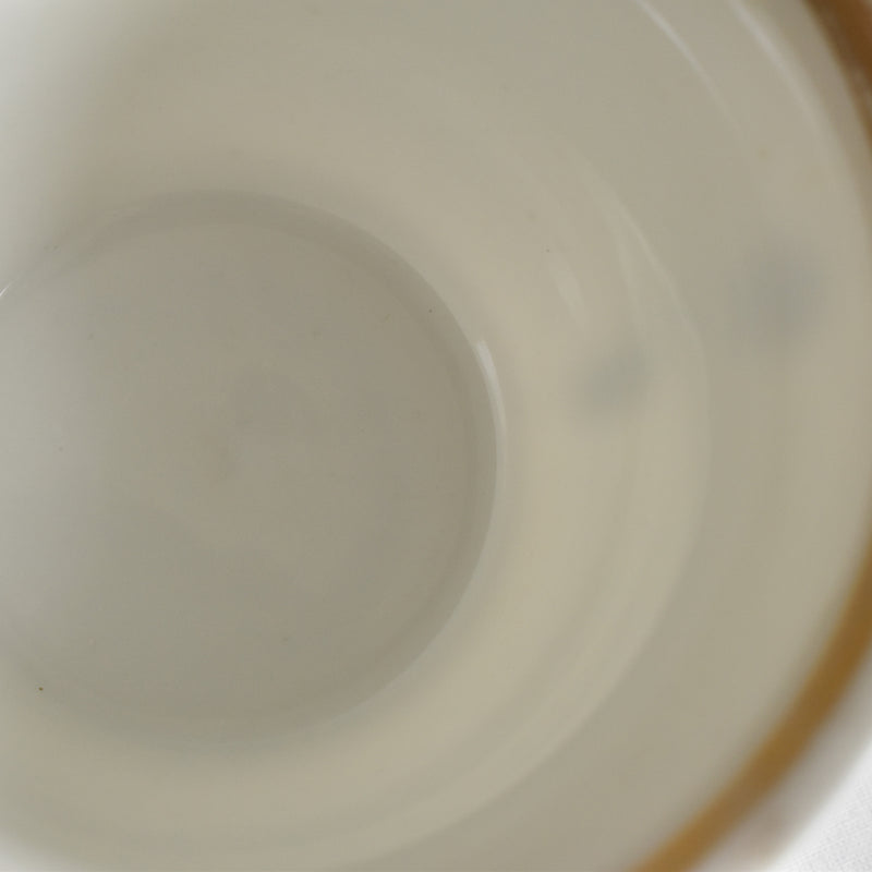 Vintage Large Chocolate Cup & Saucer, Porcelain