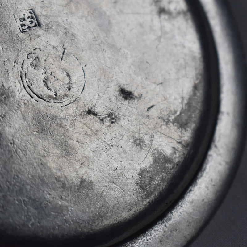 Vintage Pewter Bottle Tray