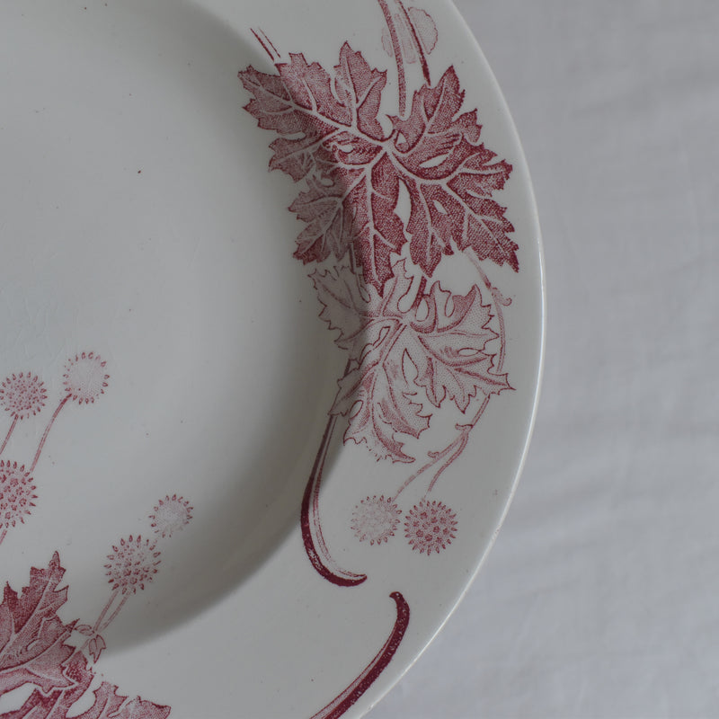 Antique Deep Dish K&G Luneville Platane C