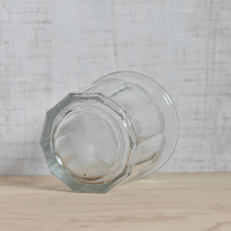 ガラス　ヴィンテージ　ジャムポット　750