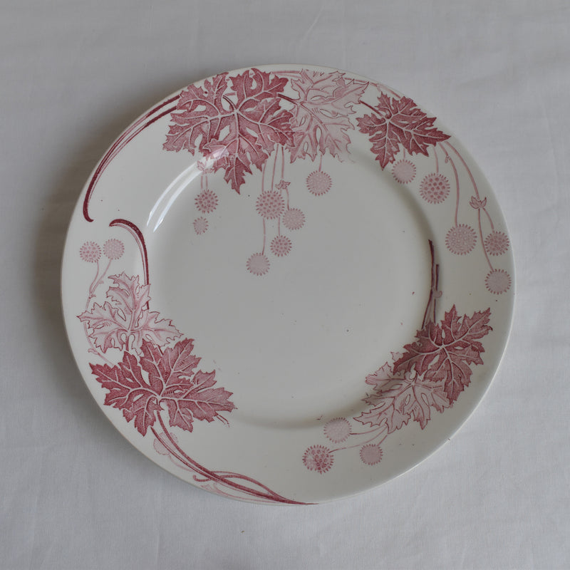 Antique Plate K&G Luneville Platane A