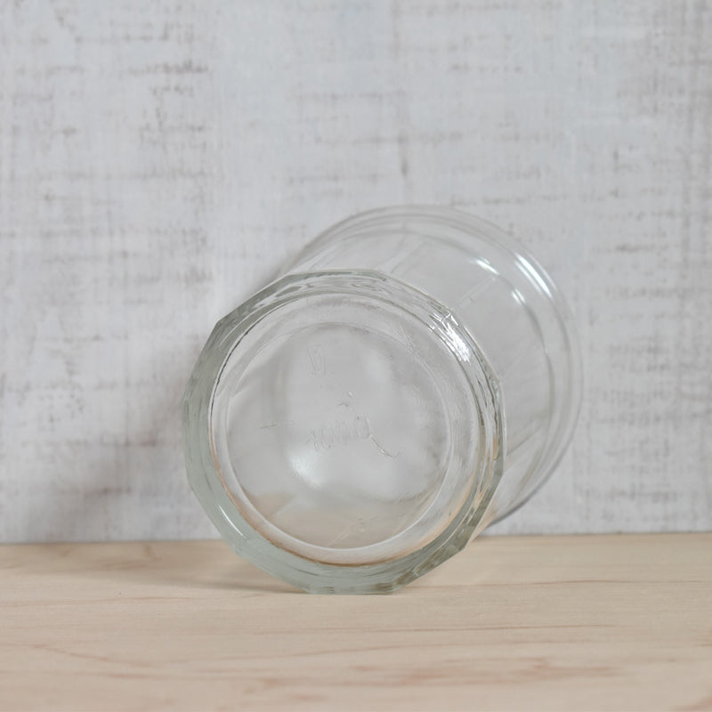 ガラス　ヴィンテージ　ジャムポット　1000