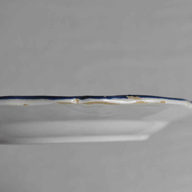 Vintage dessert plate, Sarreguemines, Lancaster