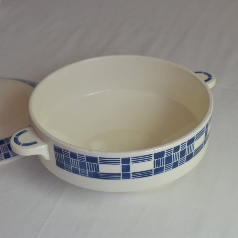 Antique soup tureen Badonviller Aurore