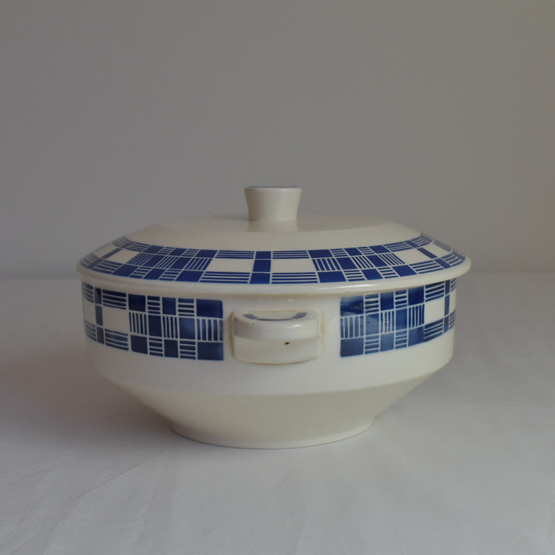 Antique soup tureen Badonviller Aurore