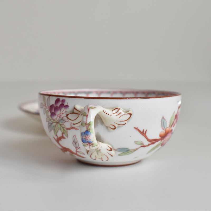 Antique Cup & Saucer Sarreguemines Minton 252 B