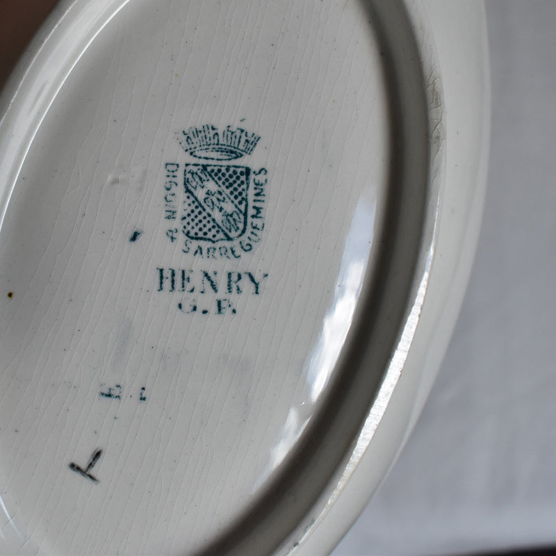 Antique Raviers Digoin & Sarreguemines Henry GP (On display at Osaka store)