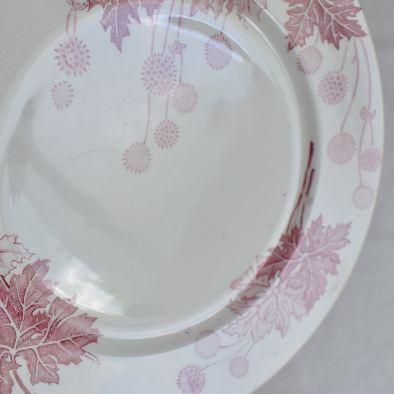 Antique Plate K&G Luneville Platane A