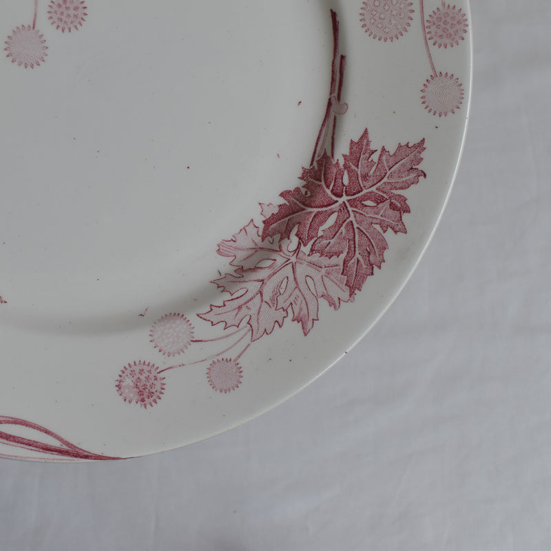 Antique Plate K&G Luneville Platane A