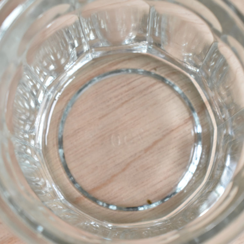 ガラス　ヴィンテージ　ジャムポット　750