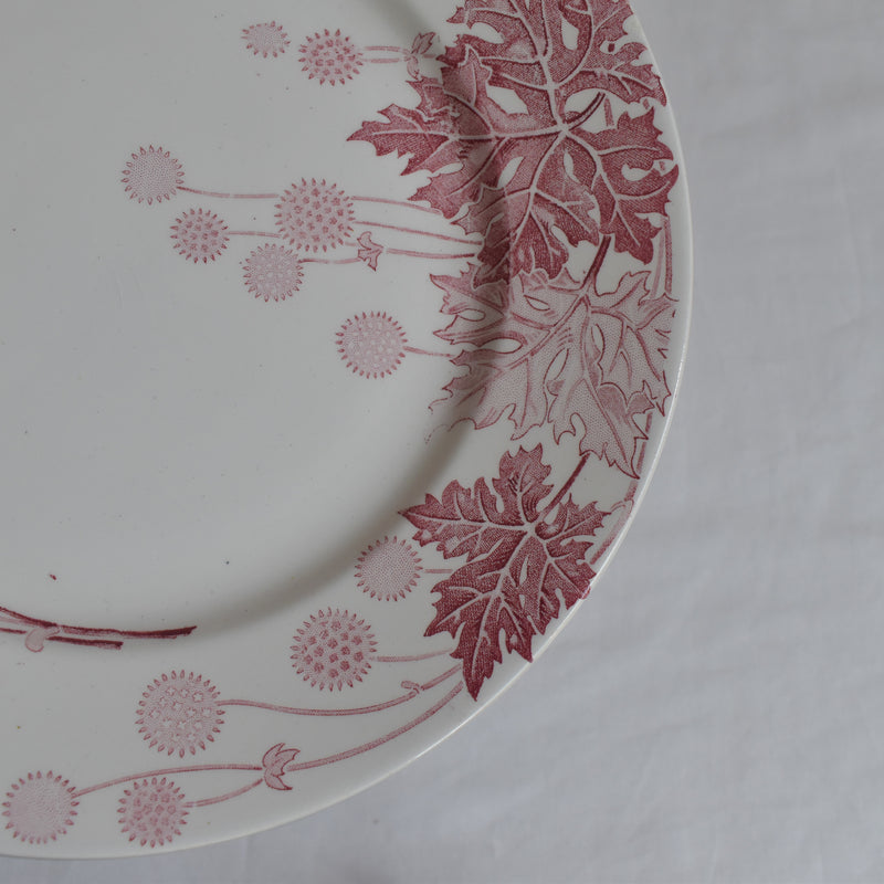 Antique Plate K&G Luneville Platane A
