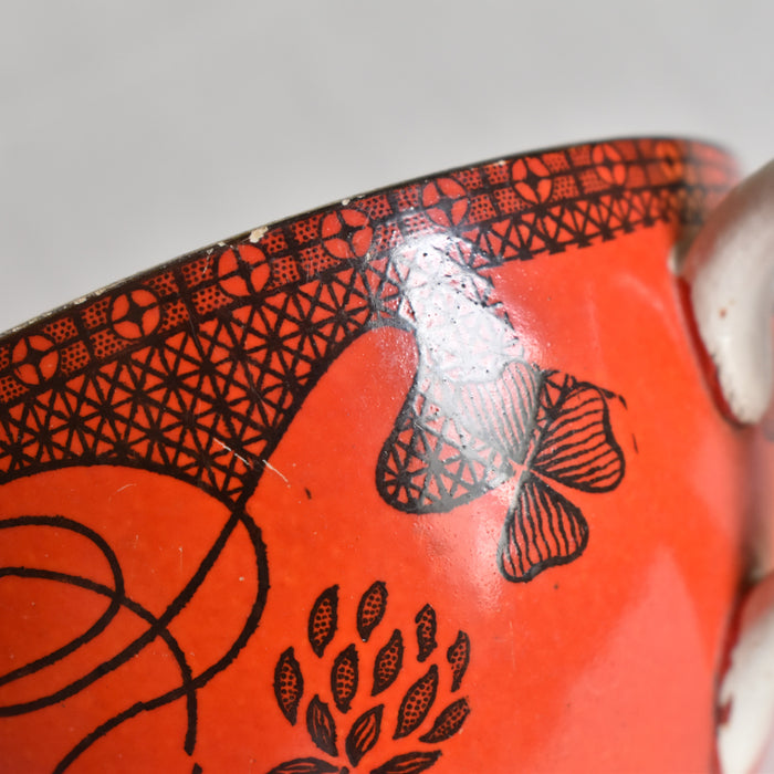 アンティーク カップ&ソーサー サルグミンヌ Trefle A