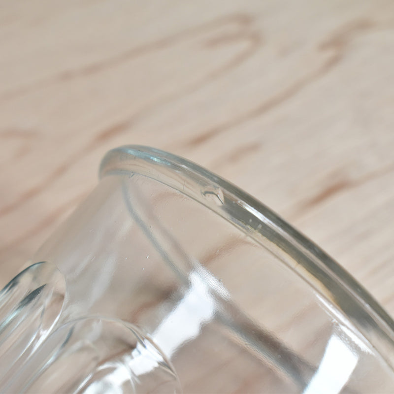 ガラス　ヴィンテージ　ジャムポット　750