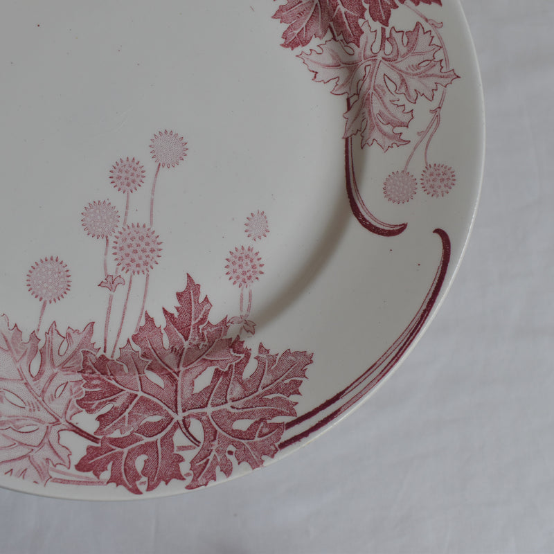 Antique Plate K&G Luneville Platane A