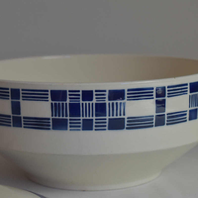 Antique soup tureen Badonviller Aurore
