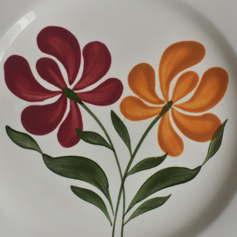 Antique Dessert Plate, Sarreguemines, Campagne H