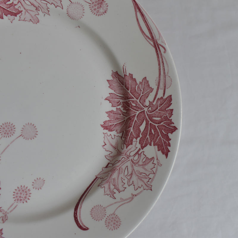 Antique Plate K&G Luneville Platane A