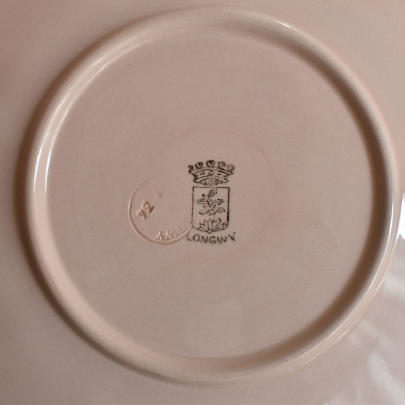 Vintage Dessert Plate Ron Hui Octogonale Rose (circle) D
