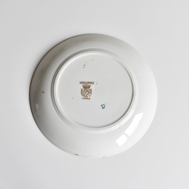 Antique Saucer, Sarreguemines, Kyoto A