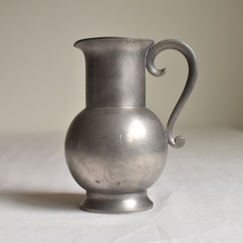 Vintage Pewter Small Pitcher A