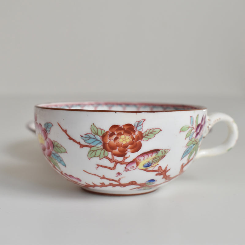 Antique Cup & Saucer Sarreguemines Minton 252 C