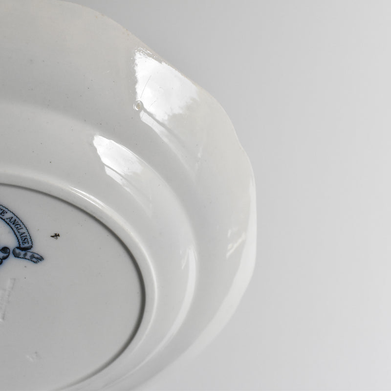 Antique Plate BWM&Co (E.Bourgeois) Indiana A