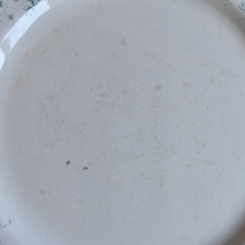 Antique plate, Longchamp, Petite roses C