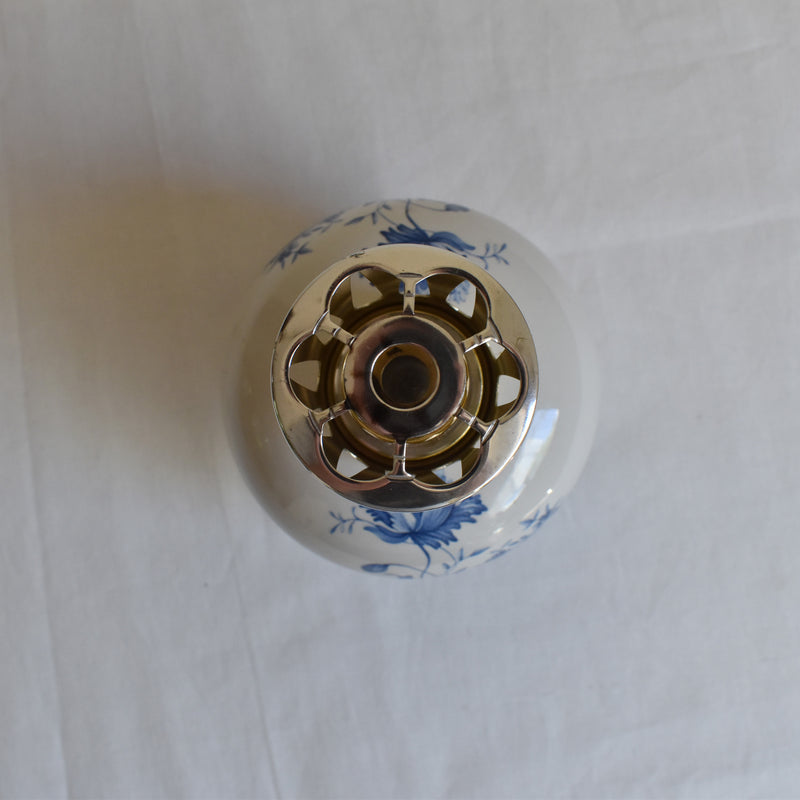 Vintage Lampe Berger Fleur Bleu