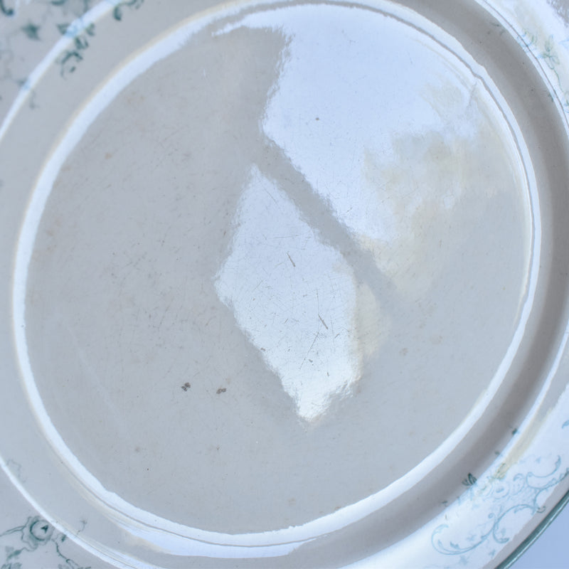 Antique plate, Longchamp, Petite roses C