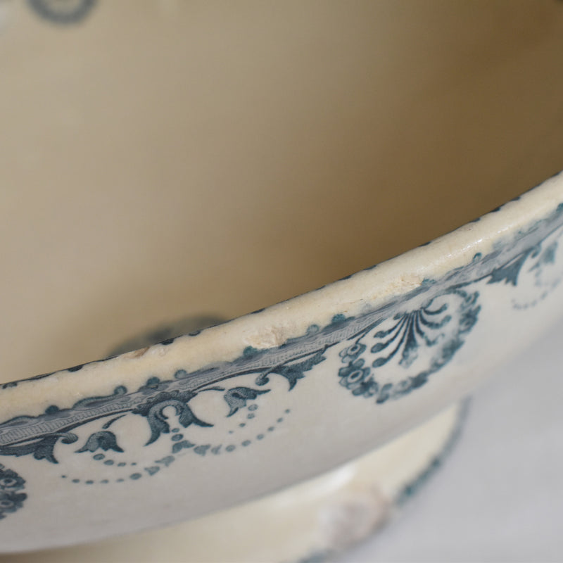 Antique salad bowl Choisy-le-Roi léna