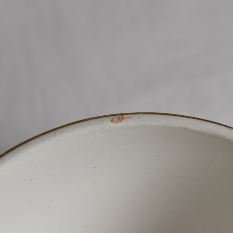 Antique Cup & Saucer, Sarreguemines, Trefle B