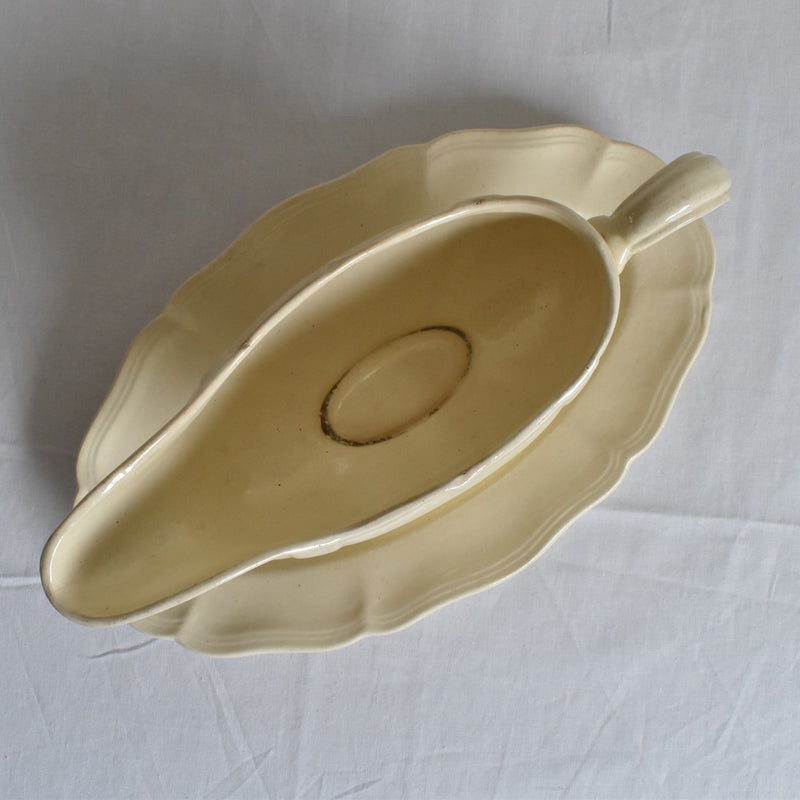 Antique Digoin & Sarreguemines Sauce Boat