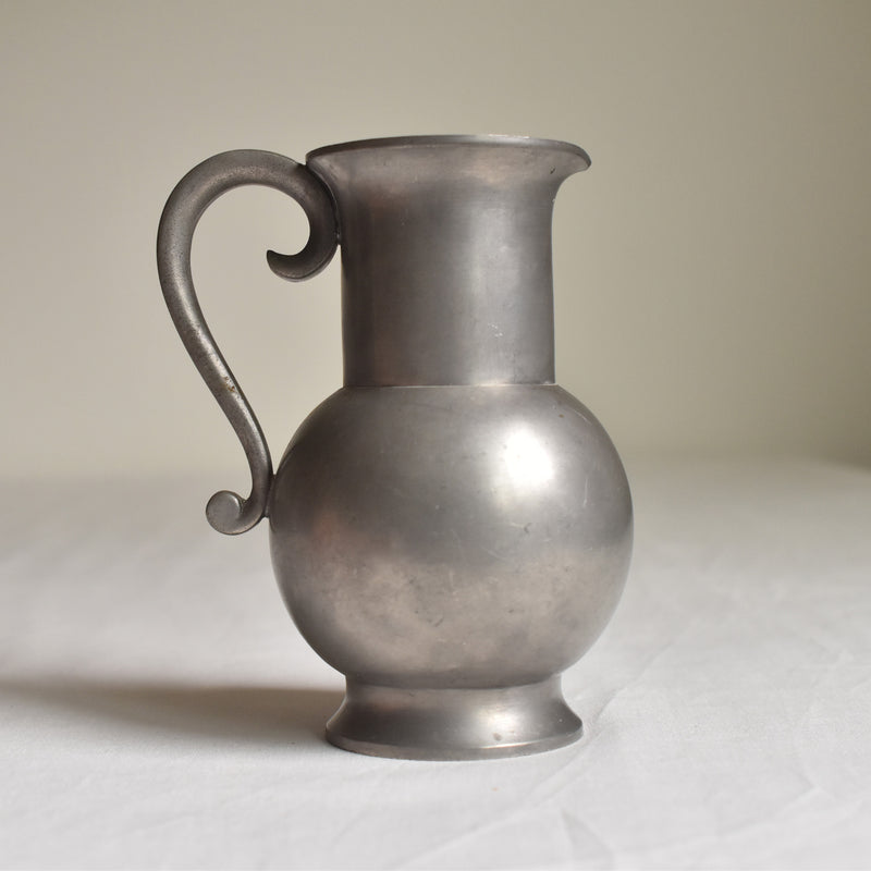 Vintage Pewter Small Pitcher A