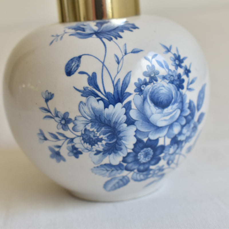 Vintage Lampe Berger Fleur Bleu