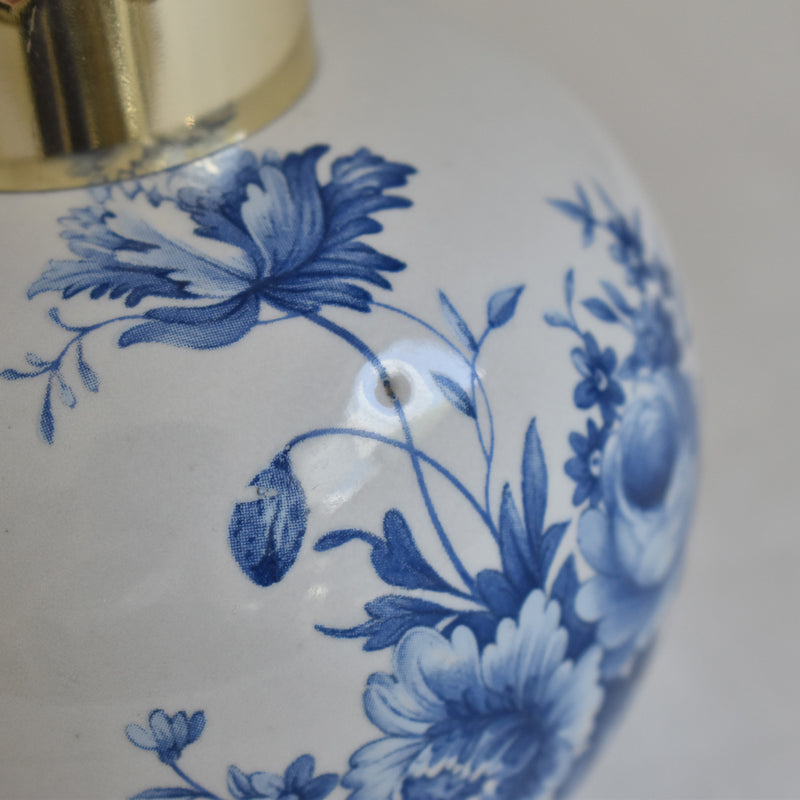 Vintage Lampe Berger Fleur Bleu