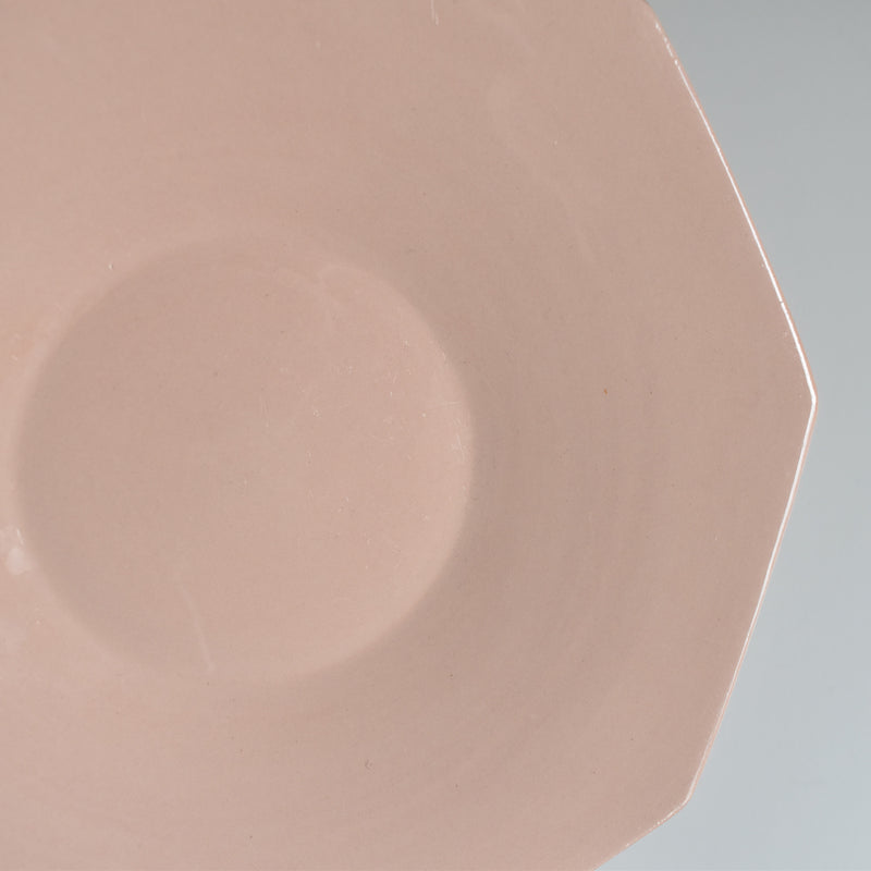 Vintage Chocolate Cup & Saucer "Ron Ui" Pink