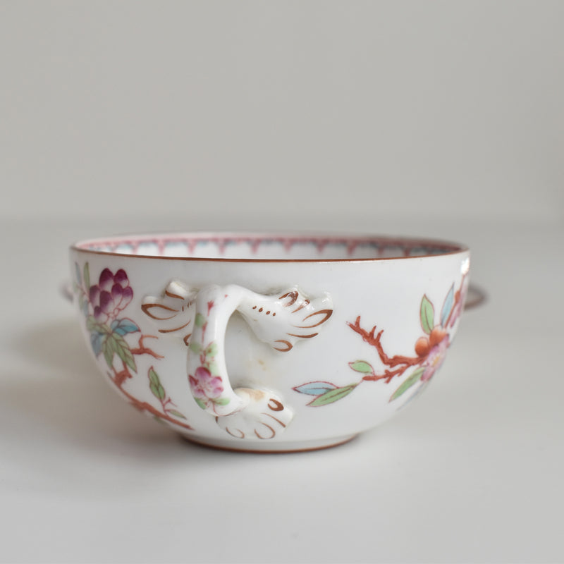 Antique Cup & Saucer Sarreguemines Minton 252 C