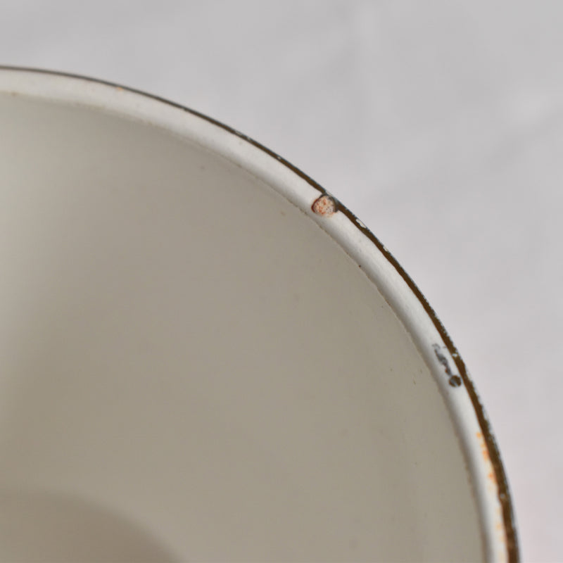 Antique Cup & Saucer, Sarreguemines, Trefle B