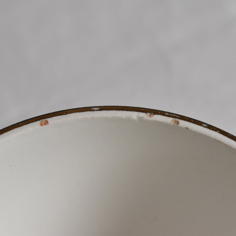 Antique Cup & Saucer, Sarreguemines, Trefle B
