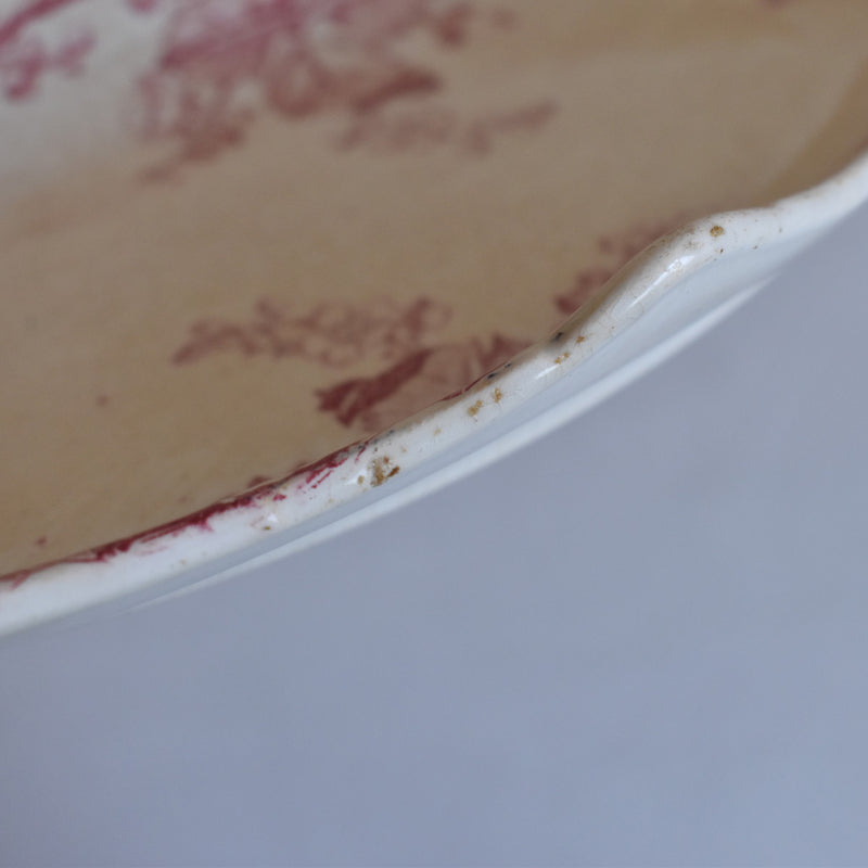 Antique Luneville Fontainebleau Bowl