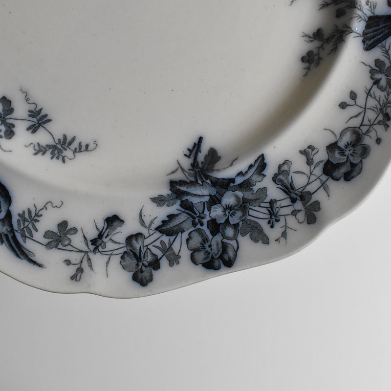 Antique Plate BWM&Co (E.Bourgeois) Indiana A