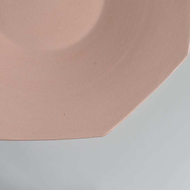 Vintage Chocolate Cup & Saucer "Ron Ui" Pink